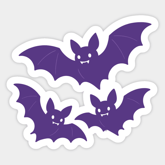 Bats Sticker by CreativeSage